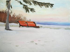 Winter Evening in Mariinsky Park