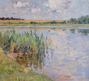 Original oil painting impressionist landscape