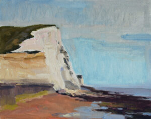 Saltdean Beach original oil painting