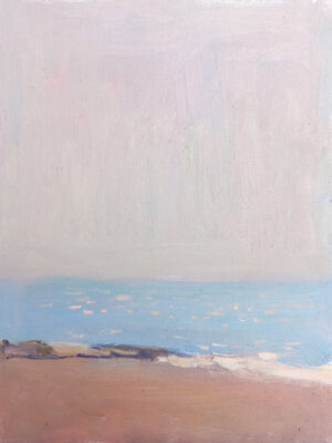 Hove Sea oil painting