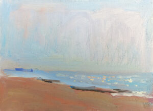Hove Sea oil painting