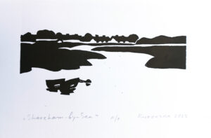 Shoreham-by-Sea - Original Linocut Print