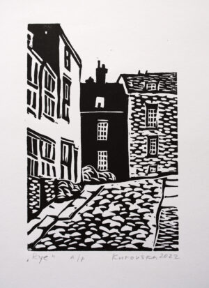 Ray - Original Linocut Print