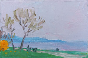 Little Lanscape Study original oil painting